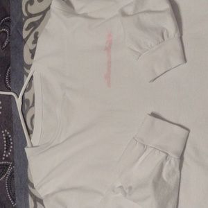Long sleeve white anime tee